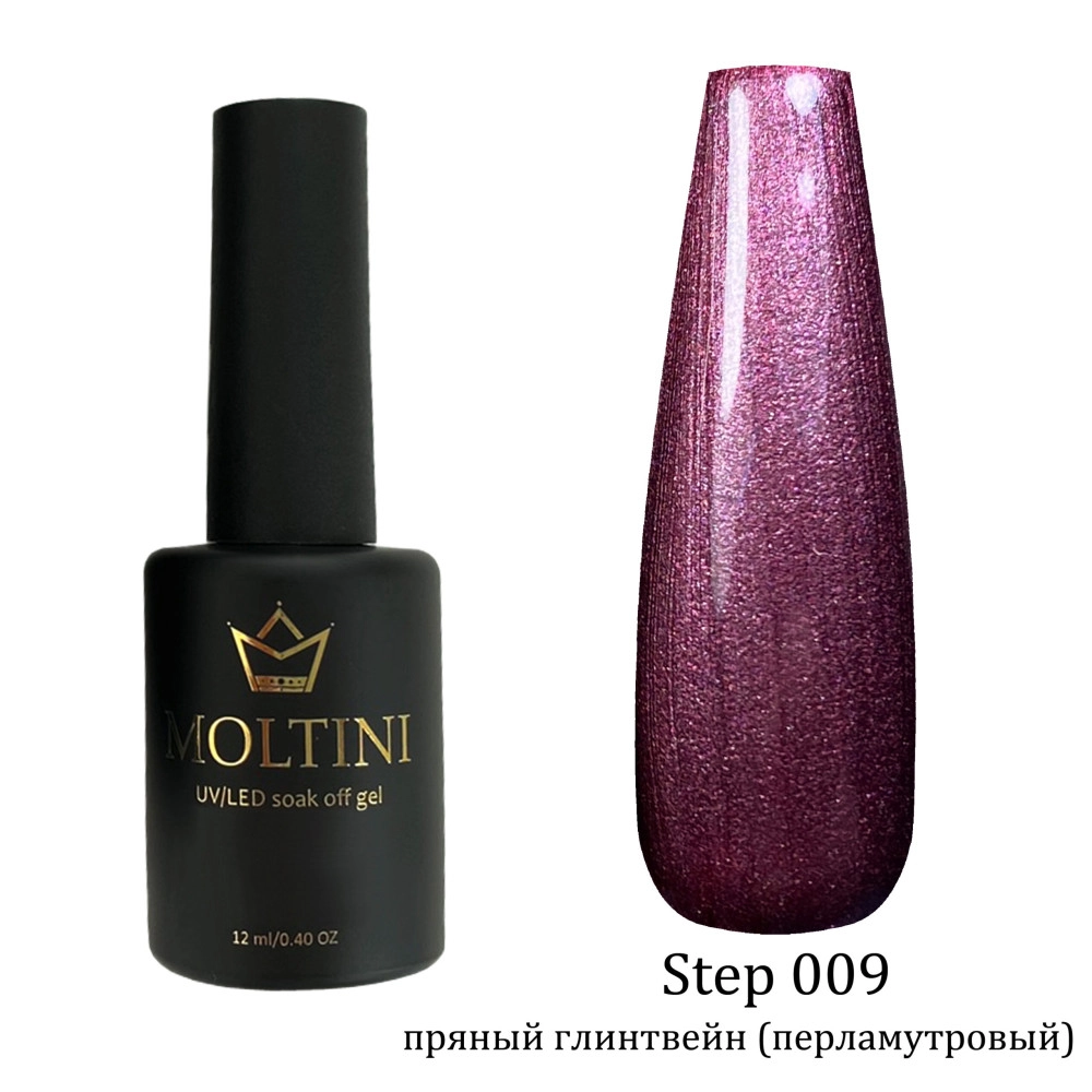 Moltini цветной гель-лак "Step" 009. 12 мл.